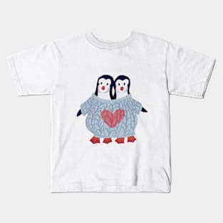 Loving penguins Kids T-Shirt